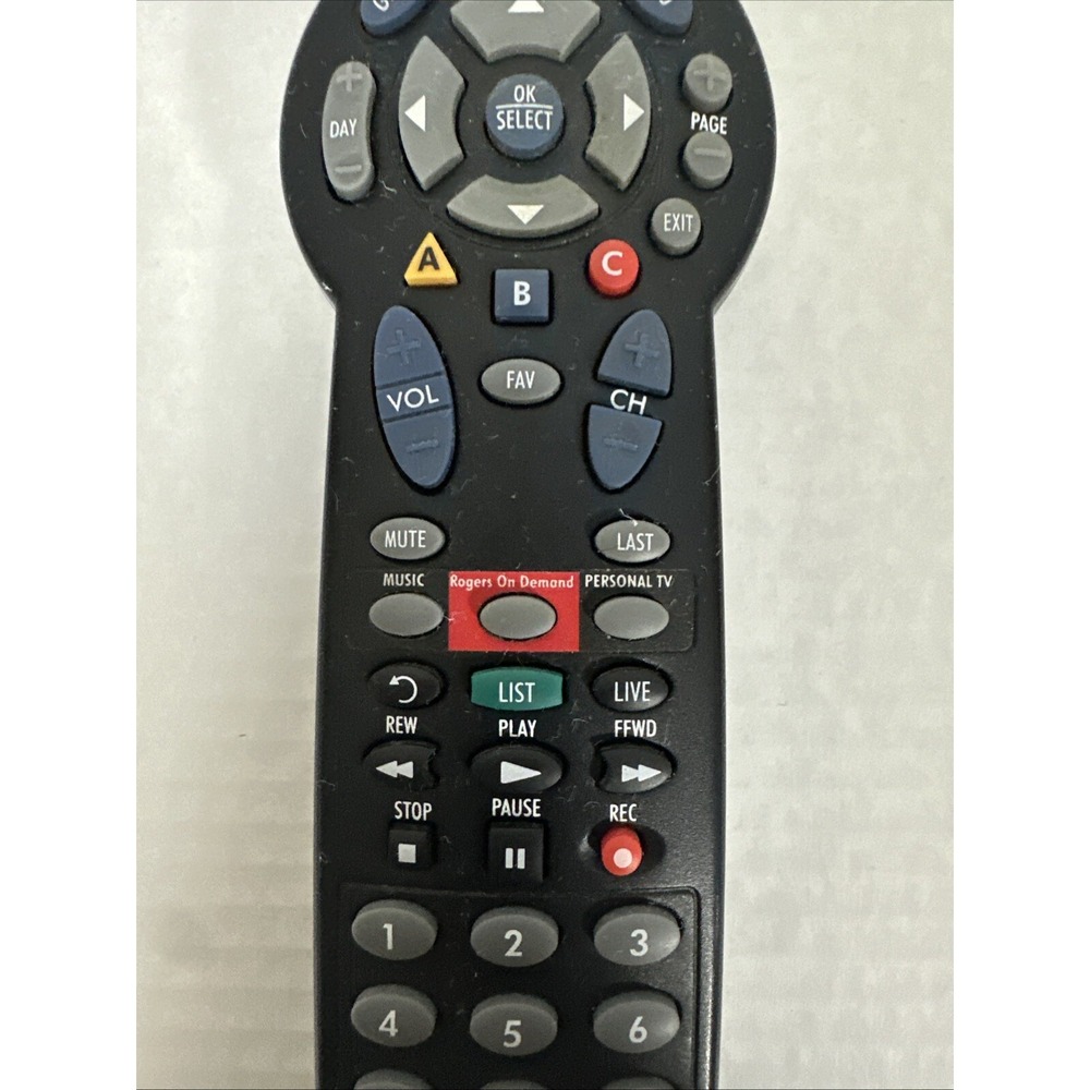Rogers 1056B03 Replacement Remote Control [Pre-Owned] Tested - Picture 3 of 6